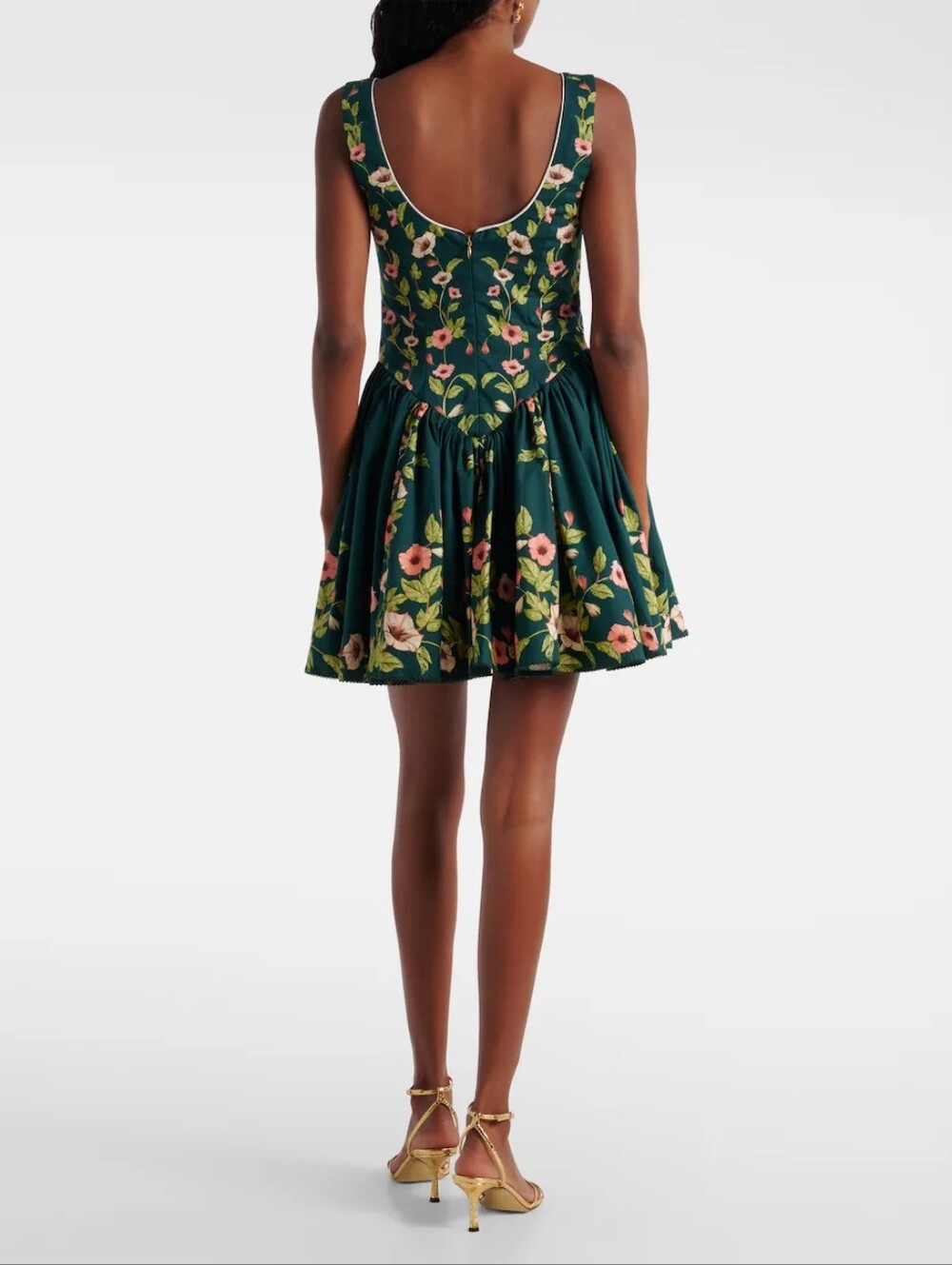 Agua by Agua Bendita Pluma floral cotton minidress - Picture 2 of 13